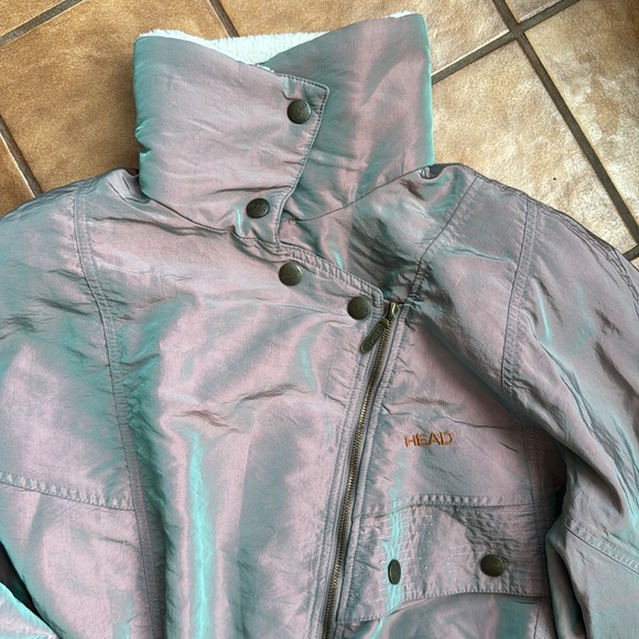 Vintage Head iridescent ski suit one-piece size M - Picture 3 of 6